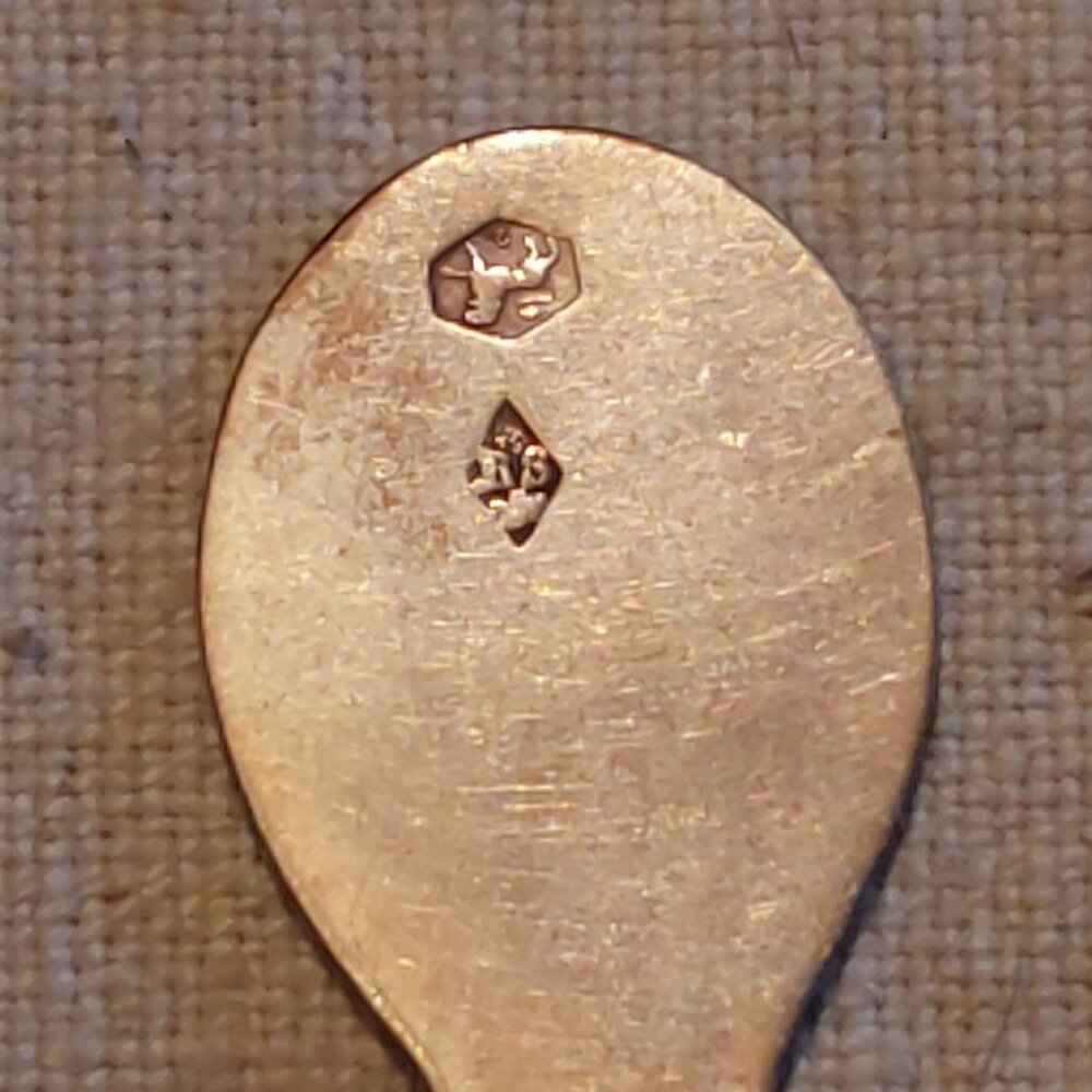 Antique hand-stamped Silver Tea Caddy spoon - Picture 4 of 4
